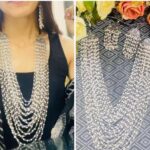 Oxidised Pearl Layered Necklace Set for Women & Girls