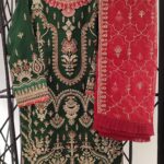 Bin Saeed Festive Formal Orgnaza 3-Piece Suit