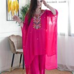 Kaftan Coord Set for Women with Embroidery Work