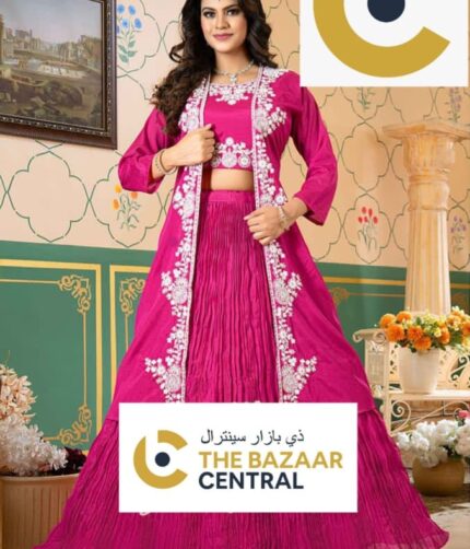 Indo-western Lehenga with Jacket for Women and Girls