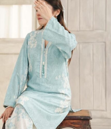 Pakistani Winter Linen Slub Designer Coord